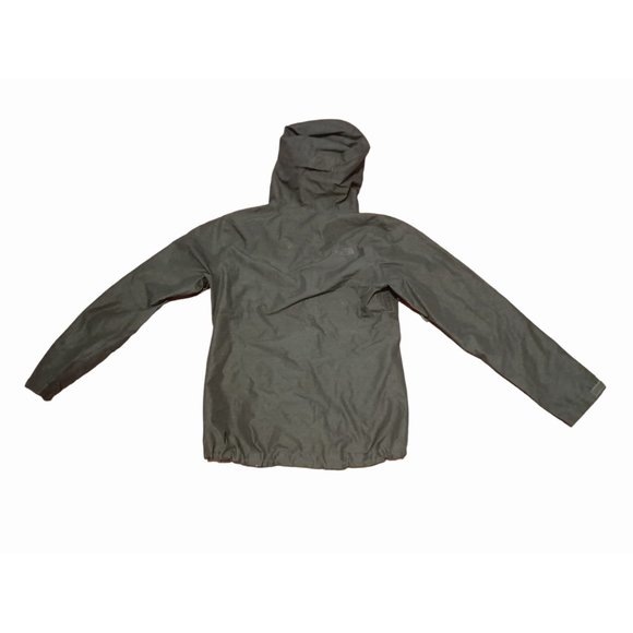 The North Face Stow Womens Size S/P Dark Gray Vented Rain Jacket - Picture 3 of 10